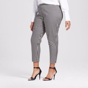 *SALE* Victoria Beckham Gingham Ankle Crop Pants